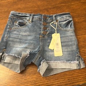NWT Girls Size 8 Denim Shorts